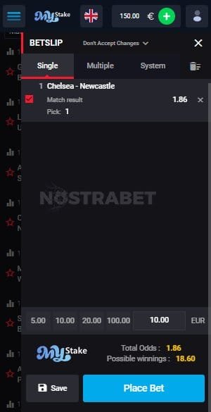 Mystake bet in United Kingdom